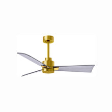 Load image into Gallery viewer, Alessandra Indoor / Outdoor Ceiling Fan in Brushed Brass/Brushed Nickel (42-Inch).
