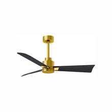 Load image into Gallery viewer, Alessandra Indoor / Outdoor Ceiling Fan in Brushed Brass/Matte Black (42-Inch).
