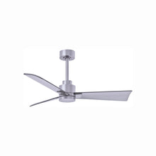 Load image into Gallery viewer, Alessandra Indoor / Outdoor Ceiling Fan in Brushed Nickel/Brushed Nickel (42-Inch).
