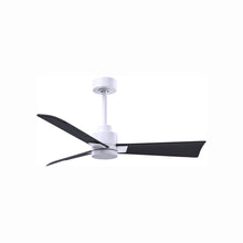 Load image into Gallery viewer, Alessandra Indoor / Outdoor Ceiling Fan in Matte White/Matte Black (42-Inch).
