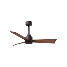 Load image into Gallery viewer, Alessandra Indoor / Outdoor Ceiling Fan in Textured Bronze/Walnut (42-Inch).
