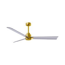 Load image into Gallery viewer, Alessandra Indoor / Outdoor Ceiling Fan in Brushed Brass/Brushed Nickel (56-Inch).
