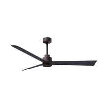 Load image into Gallery viewer, Alessandra Indoor / Outdoor Ceiling Fan in Textured Bronze/Matte Black (56-Inch).
