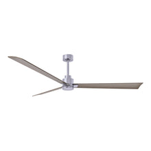 Load image into Gallery viewer, Alessandra Indoor / Outdoor Ceiling Fan in Brushed Nickel/Gray Ash (72-Inch).
