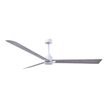 Load image into Gallery viewer, Alessandra Indoor / Outdoor Ceiling Fan in Matte White/Barn Wood (72-Inch).
