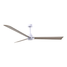 Load image into Gallery viewer, Alessandra Indoor / Outdoor Ceiling Fan in Matte White/Gray Ash (72-Inch).

