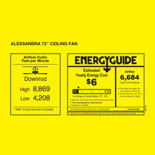 Load image into Gallery viewer, Alessandra Indoor / Outdoor Ceiling Fan in Detail.
