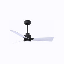 Load image into Gallery viewer, Alessandra Indoor / Outdoor LED Ceiling Fan in Matte Black/Matte White (42-Inch).

