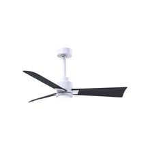 Load image into Gallery viewer, Alessandra Indoor / Outdoor LED Ceiling Fan in Matte White/Matte Black (42-Inch).
