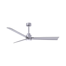 Load image into Gallery viewer, Alessandra Indoor / Outdoor LED Ceiling Fan in Brushed Nickel/Brushed Nickel (56-Inch).
