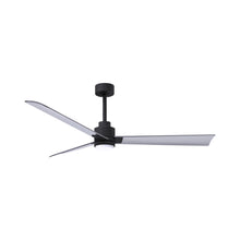 Load image into Gallery viewer, Alessandra Indoor / Outdoor LED Ceiling Fan in Matte Black/Brushed Nickel (56-Inch).
