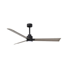 Load image into Gallery viewer, Alessandra Indoor / Outdoor LED Ceiling Fan in Matte Black/Gray Ash (56-Inch).
