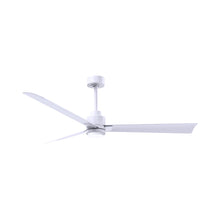 Load image into Gallery viewer, Alessandra Indoor / Outdoor LED Ceiling Fan in Matte White/Matte White (56-Inch).
