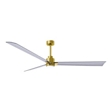 Load image into Gallery viewer, Alessandra Indoor / Outdoor LED Ceiling Fan in Brushed Brass/Brushed Nickel (72-Inch).
