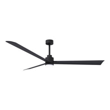 Load image into Gallery viewer, Alessandra Indoor / Outdoor LED Ceiling Fan in Matte Black/Matte Black (72-Inch).
