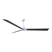 Load image into Gallery viewer, Alessandra Indoor / Outdoor LED Ceiling Fan in Matte White/Matte Black (72-Inch).
