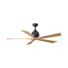 Load image into Gallery viewer, Irene Ceiling Fan in Textured Bronze/Light Maple(5-Blade/60-Inch).
