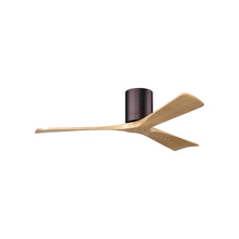 Load image into Gallery viewer, Irene IR3H Indoor / Outdoor Ceiling Fan in Brushed Bronze/Light Maple (52-Inch).

