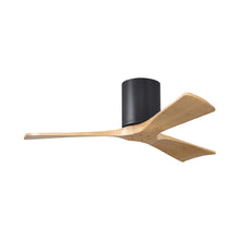 Load image into Gallery viewer, Irene IR3H Indoor / Outdoor Ceiling Fan in Matte Black/Light Maple (42-Inch).
