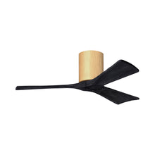 Load image into Gallery viewer, Irene IR3H Indoor / Outdoor Ceiling Fan in Light Mapple/Matte Black (42-Inch).
