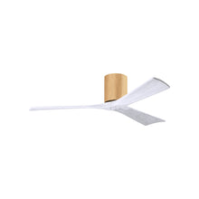 Load image into Gallery viewer, Irene IR3H Indoor / Outdoor Ceiling Fan in Light Mapple/Matte White (52-Inch).
