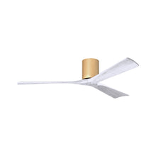 Load image into Gallery viewer, Irene IR3H Indoor / Outdoor Ceiling Fan in Light Mapple/Matte White (60-Inch).
