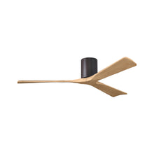 Load image into Gallery viewer, Irene IR3H Indoor / Outdoor Ceiling Fan in Textured Bronze/Light Maple (60-Inch).

