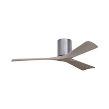 Load image into Gallery viewer, Irene IR3H Indoor / Outdoor Flush Mount Ceiling Fan in Brushed Pewter/Gray Ash (52-Inch).

