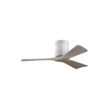 Load image into Gallery viewer, Irene IR3H Indoor / Outdoor Flush Mount Ceiling Fan in Barn Wood/Gray Ash (42-Inch).
