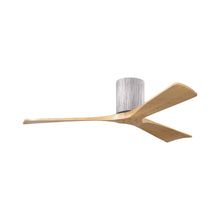 Load image into Gallery viewer, Irene IR3H Indoor / Outdoor Flush Mount Ceiling Fan in Barn Wood/Light Maple (52-Inch).
