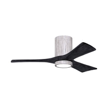 Load image into Gallery viewer, Irene IR3HLK 42-Inch Indoor / Outdoor LED Flush Mount Ceiling Fan in Barn Wood Tone/Matte Black.
