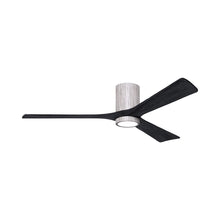 Load image into Gallery viewer, Irene IR3HLK 60-Inch Indoor / Outdoor LED Flush Mount Ceiling Fan in Barn Wood Tone/Matte Black.
