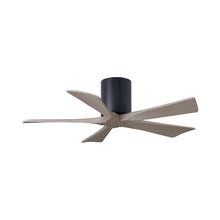 Load image into Gallery viewer, Irene IR5H Flush Mount Ceiling Fan in Matte Black/Gray Ash (42-Inch).
