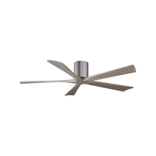 Load image into Gallery viewer, Irene IR5H Flush Mount Ceiling Fan in Brushed Pewter/Gray Ash (60-Inch).
