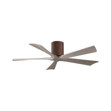 Load image into Gallery viewer, Irene IR5H Flush Mount Ceiling Fan in Walnut/Gray Ash (52-Inch).
