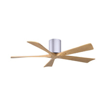 Load image into Gallery viewer, Irene IR5H Indoor / Outdoor Ceiling Fan in Brushed Nickel/Light Maple (52-Inch).

