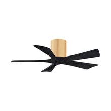 Load image into Gallery viewer, Irene IR5H Indoor / Outdoor Ceiling Fan in Light Maple/Matte Black (42-Inch).
