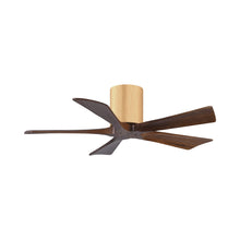 Load image into Gallery viewer, Irene IR5H Indoor / Outdoor Ceiling Fan in Light Maple/Walnut (42-Inch).
