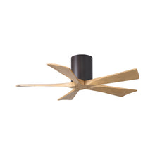 Load image into Gallery viewer, Irene IR5H Indoor / Outdoor Ceiling Fan in Textured Bronze/Light Maple (42-Inch).
