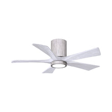 Load image into Gallery viewer, Irene IR5HLK 42-Inch Indoor / Outdoor LED Flush Mount Ceiling Fan in Barnwood Tone/Matte White.
