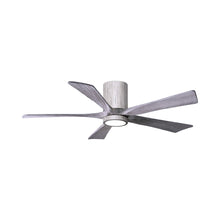 Load image into Gallery viewer, Irene IR5HLK 52-Inch Indoor / Outdoor LED Flush Mount Ceiling Fan in Barnwood Tone/Barnwood Tone.

