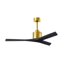 Load image into Gallery viewer, Mollywood Indoor / Outdoor Ceiling Fan in Brushed Brass/Matte Black (52-Inch).

