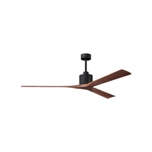Load image into Gallery viewer, Nan XL Indoor / Outdoor Ceiling Fan in Matte Black/Walnut (72-Inch).
