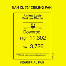 Load image into Gallery viewer, Nan XL Indoor / Outdoor Ceiling Fan in Detail.
