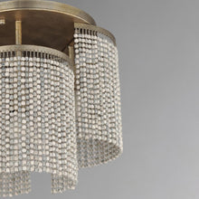 Load image into Gallery viewer, Fontaine Flush Mount Ceiling Light in Detail.
