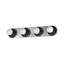 Load image into Gallery viewer, Hollywood Wall Light in Polished Chrome (4-Light).
