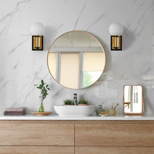 Load image into Gallery viewer, San Simeon LED Wall Light in bathroom.
