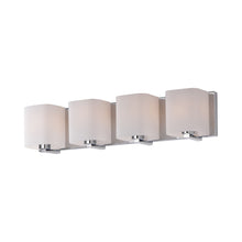 Load image into Gallery viewer, Wrap Bath Vanity Light in Polished Chrome (4-Light).
