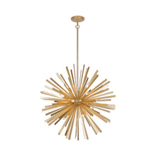 Load image into Gallery viewer, Confluence Pendant Light in Piastra Gold (16-Light).

