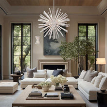Load image into Gallery viewer, Confluence Pendant Light in living room.
